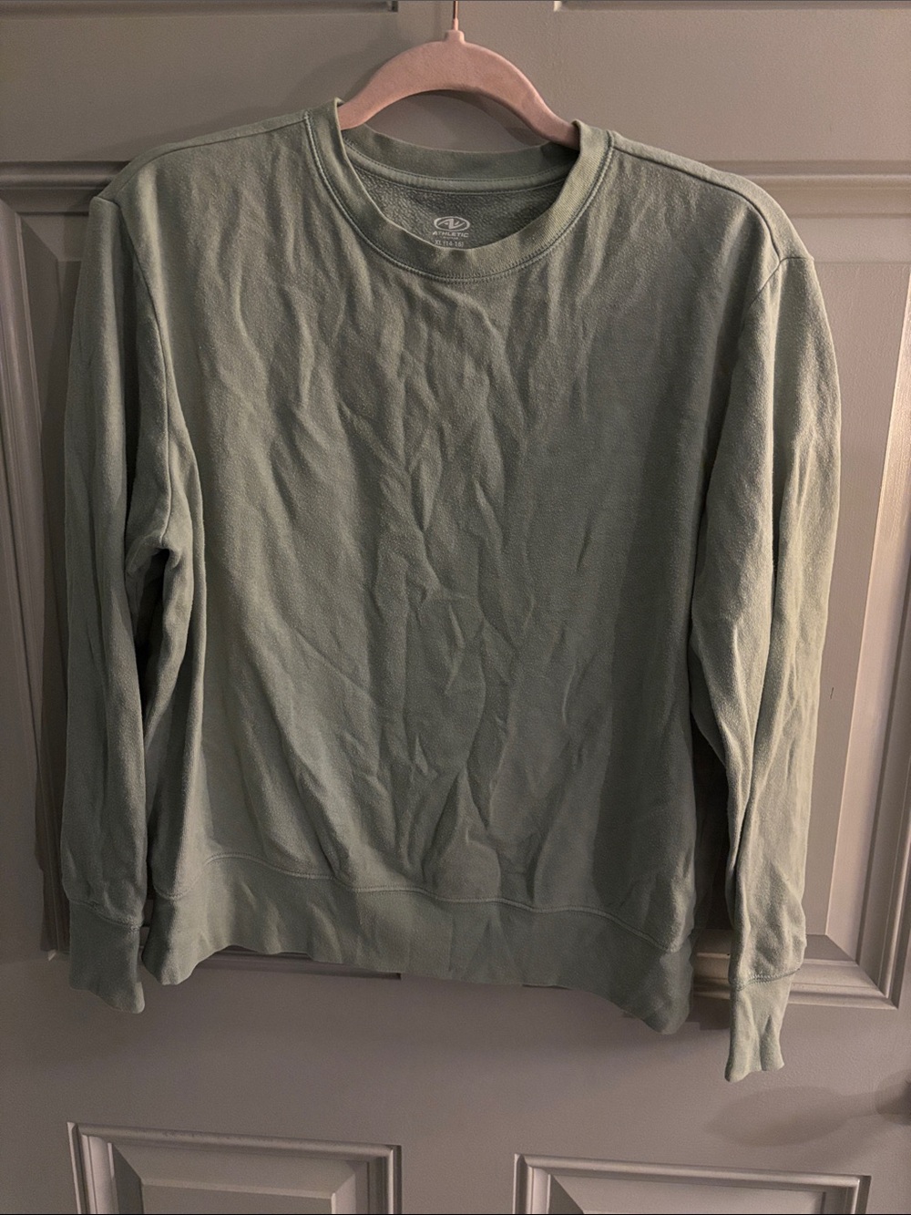 Athletic Works Light Sage Green Crewneck Sweatshirt
